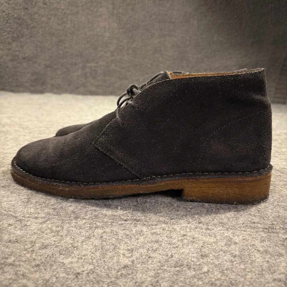 Polo Ralph Lauren Chukka Boots Mens‎ 10.5D Gray Suede Crepe Sole Lace Up Casual
